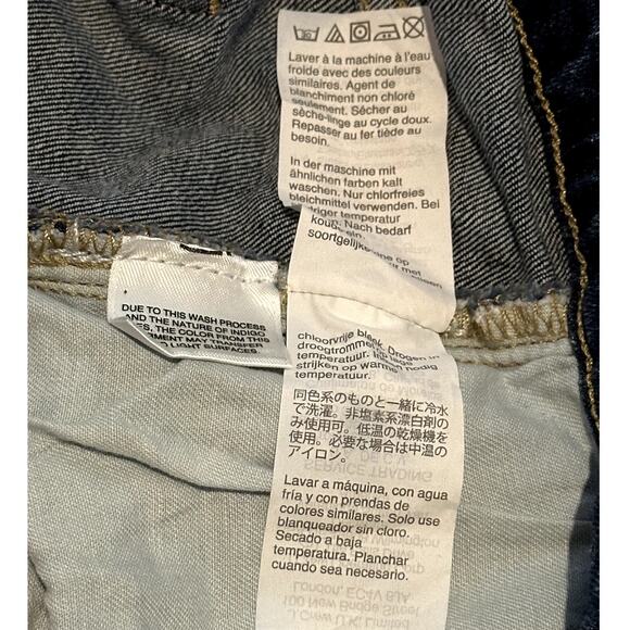 J. Crew Mercantile Women Size 32 Cutoff Denim Stretch Raw Hem Jean Shorts - Picture 7 of 8